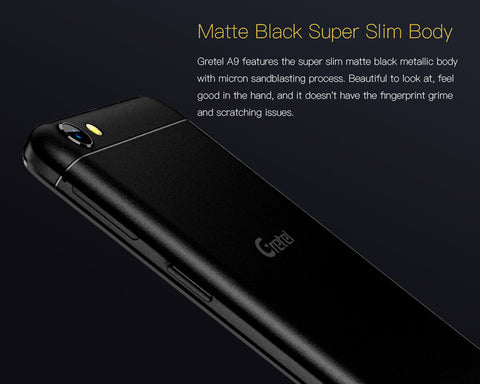 Gretel A9 Android Phone (Gold)