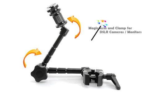 Arm and Clamp for Cameras + Monitors