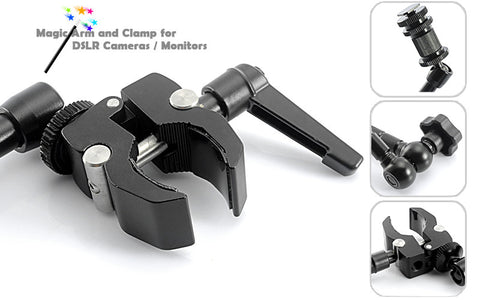 Arm and Clamp for Cameras + Monitors