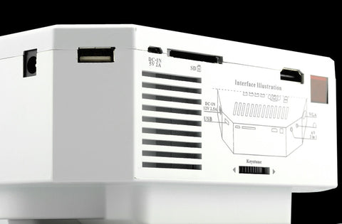 Mini LED Projector w/ LCD Image System