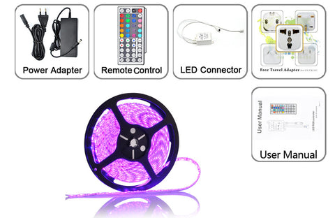 5 Meter 300x RGB Color Changing LED Strip