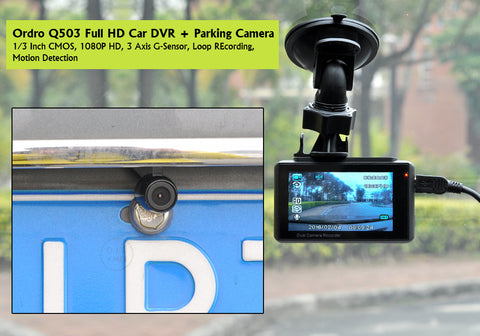 Full HD Car DVR + Parking Camera