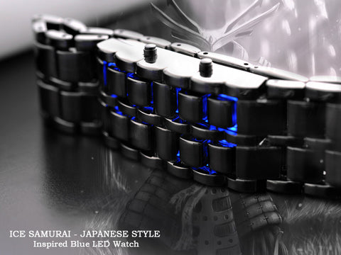 Blue LED Watch - Ice Samurai