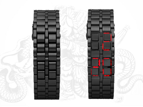 Red LED Watch - Iron Samurai