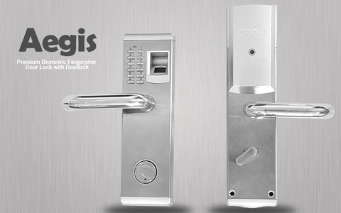 Biometric Door Lock w/ Deadbold - Aegis