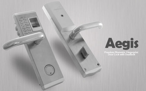 Biometric Door Lock w/ Deadbold - Aegis