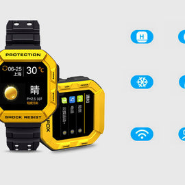 MFOX AWATCH IP68 Smart Watch (Yellow)