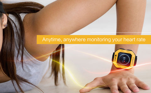 MFOX AWATCH IP68 Smart Watch (Yellow)
