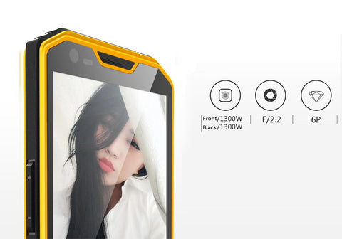 MFOX A7 Pro Rugged Smartphone (Yellow)