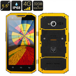 MFOX A7 Pro Rugged Smartphone (Yellow)