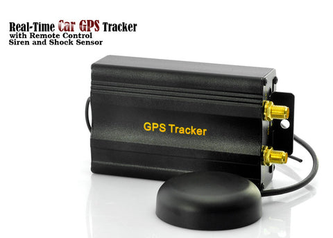 GPS Car Real Time Tracker w/ Car Alarm