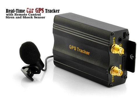 GPS Car Real Time Tracker w/ Car Alarm