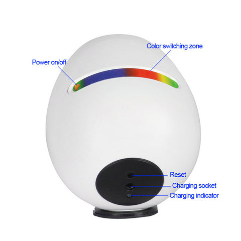 LED Mood Lamp with Scroll Bar (White)