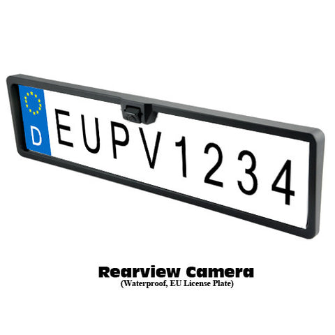 EU Licence Plate Rearview Camera