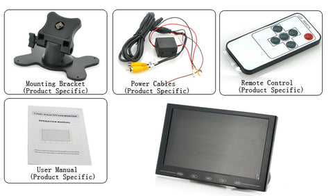 9 Inch TFT LCD Monitor For In-Car Headrest