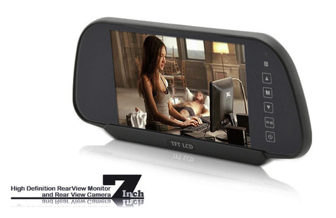 7 Inch Rear View Mirror + Rear View Camera