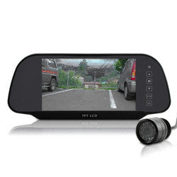 7 Inch Rear View Mirror + Rear View Camera