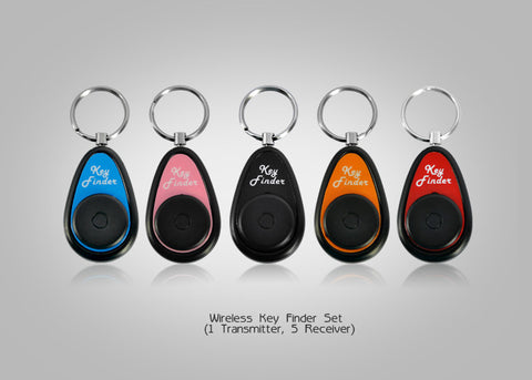 Wireless Key Finder Set with 5 Receivers