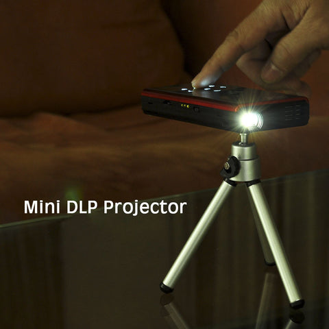 120 Lumen Mini Android DLP Projector (Black)