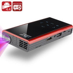 120 Lumen Mini Android DLP Projector (Black)