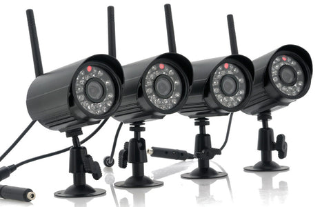 Wireless Monitor + x4 Camera System - Securia