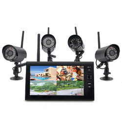 Wireless Monitor + x4 Camera System - Securia