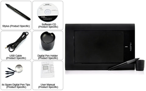 Portable USB Drawing Tablet - Huion 580